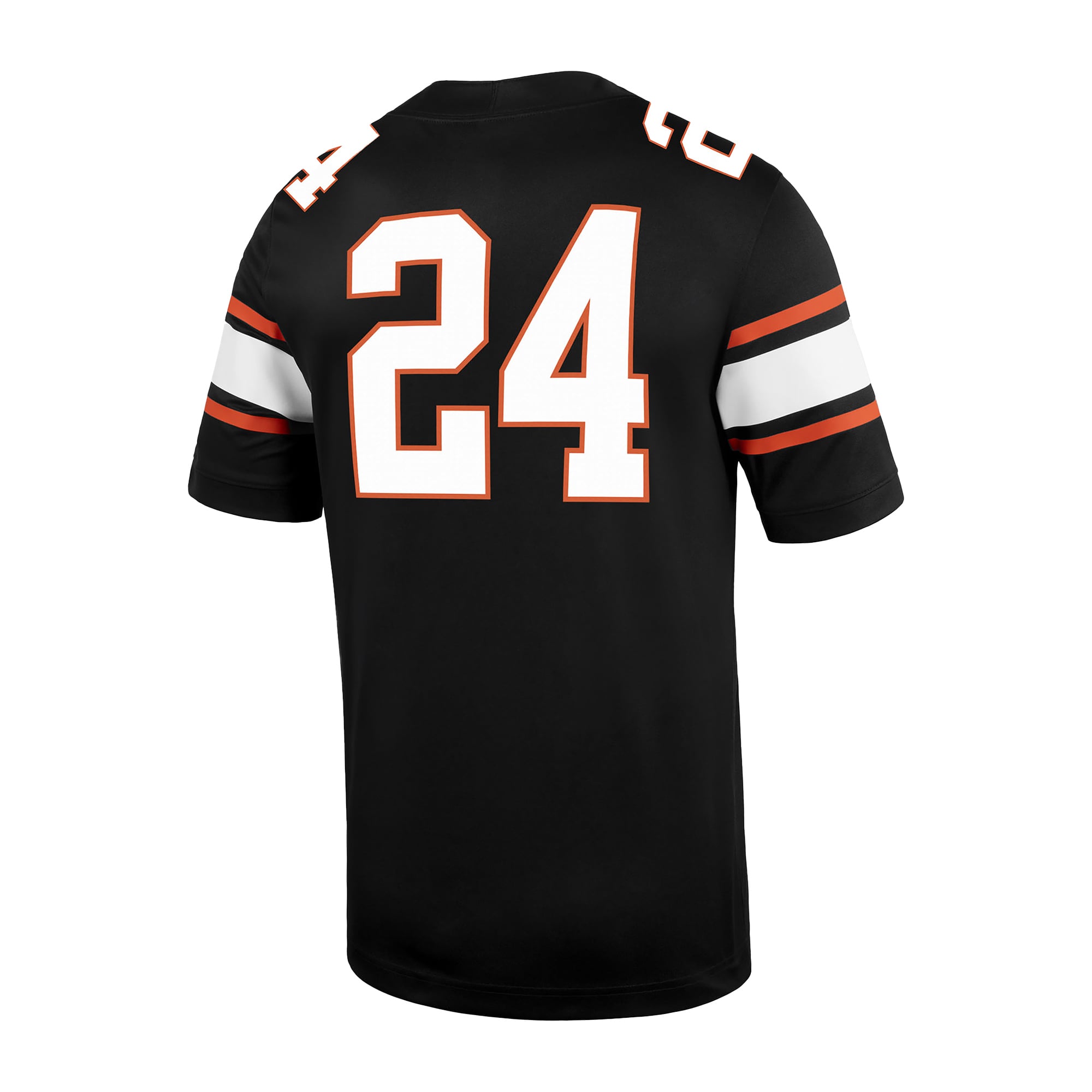 Men's #24 Black Oklahoma State Cowboys Football Jersey