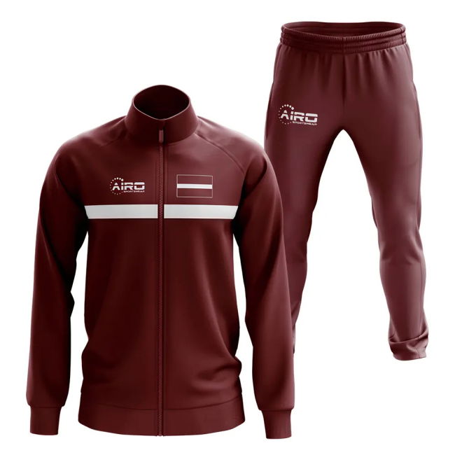 Latvia Soccer Squad Traditional Concept Game Jersey