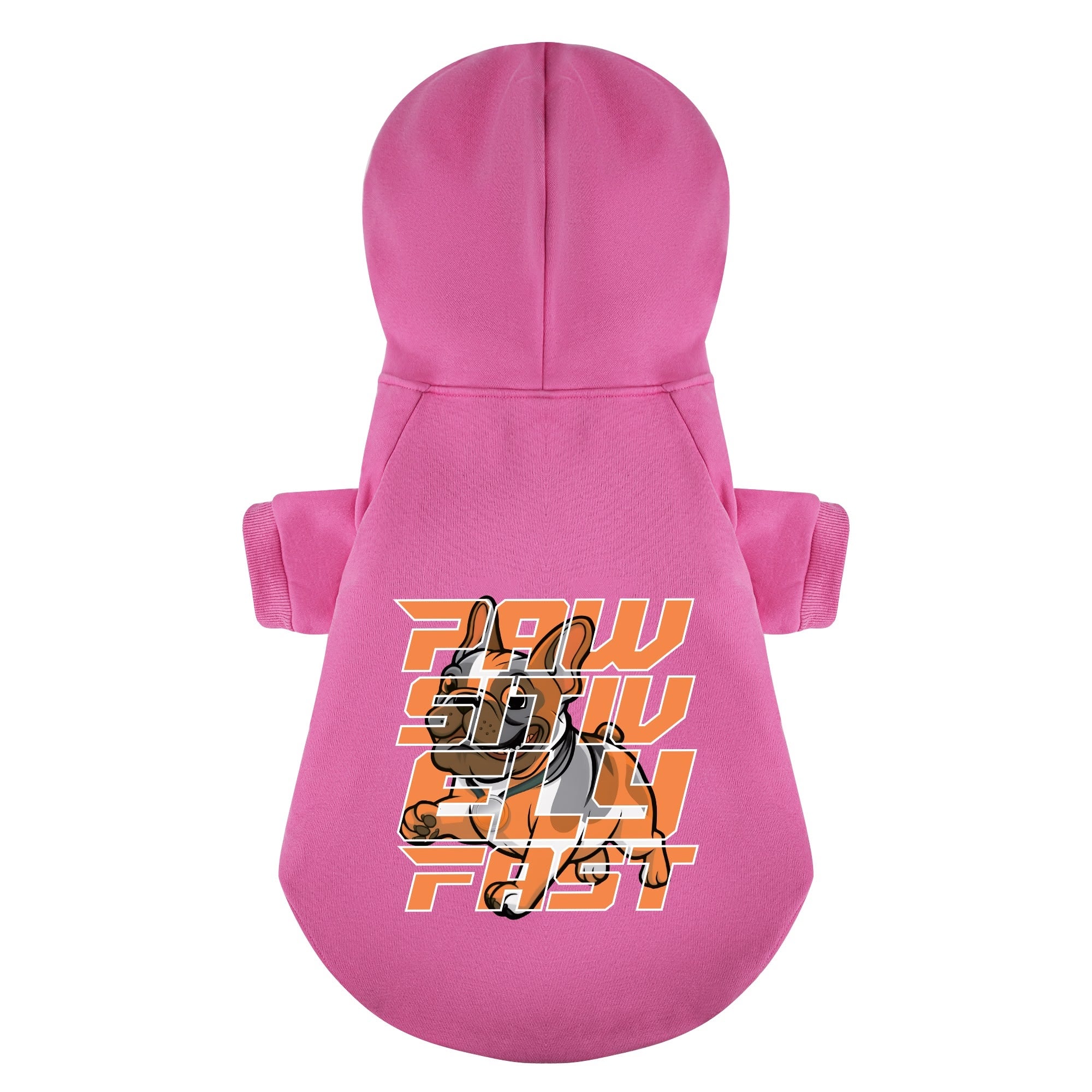 French Bulldog Pawsitively Fast Personalized French Bulldog Hoodies