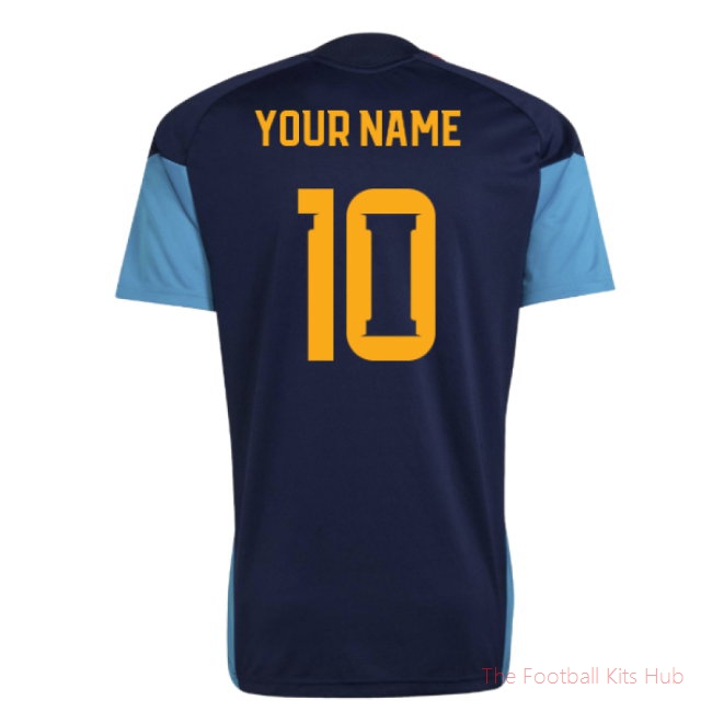2026-2027 Spain Training Jersey (Night Indigo) (Your Name)