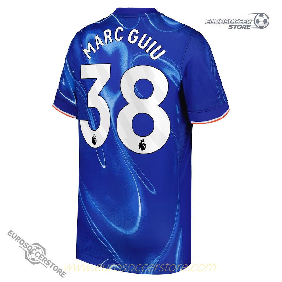 Marc Guiu's Chelsea Home Jersey, Number 38, for the 24-25 Season