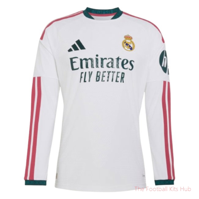 Real Madrid 2026-2027 Long Sleeve Home Shirt (Your Name)