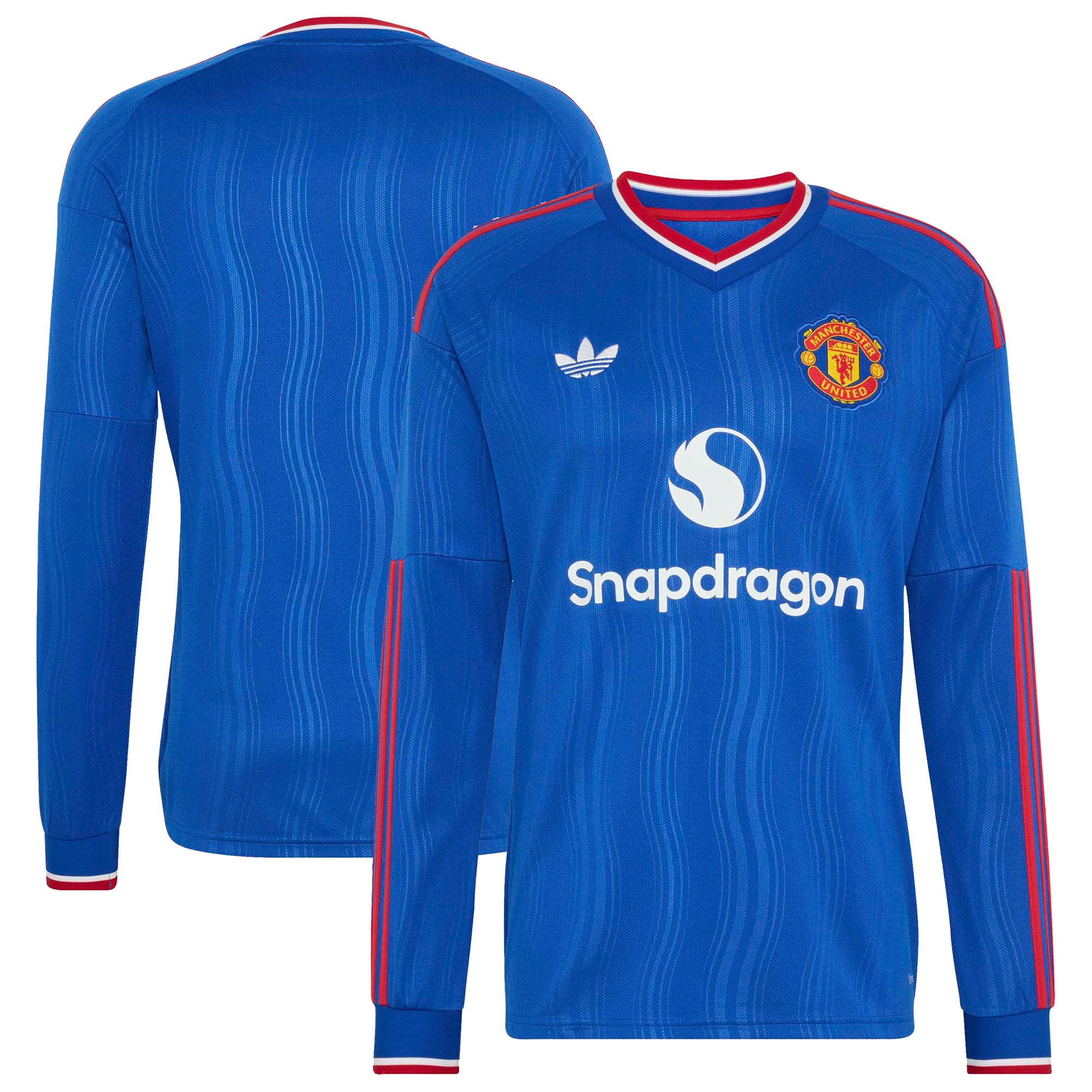 [SJH] Women's Manchester United 2026/27 Away Replica Long Sleeve Jersey - Royal
