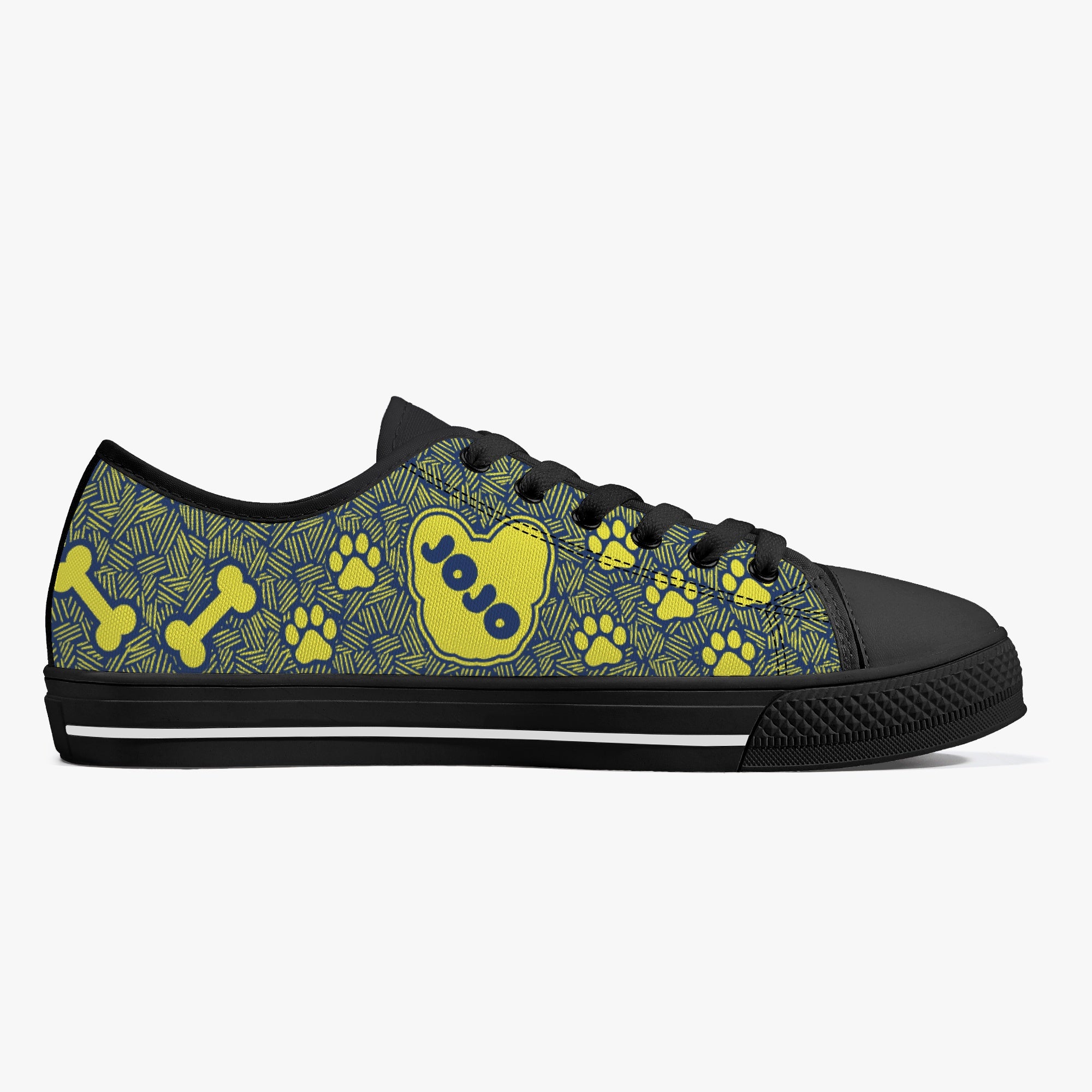 Premium Blaze - Personalized Classic Low-top Canvas Shoes as a Gift