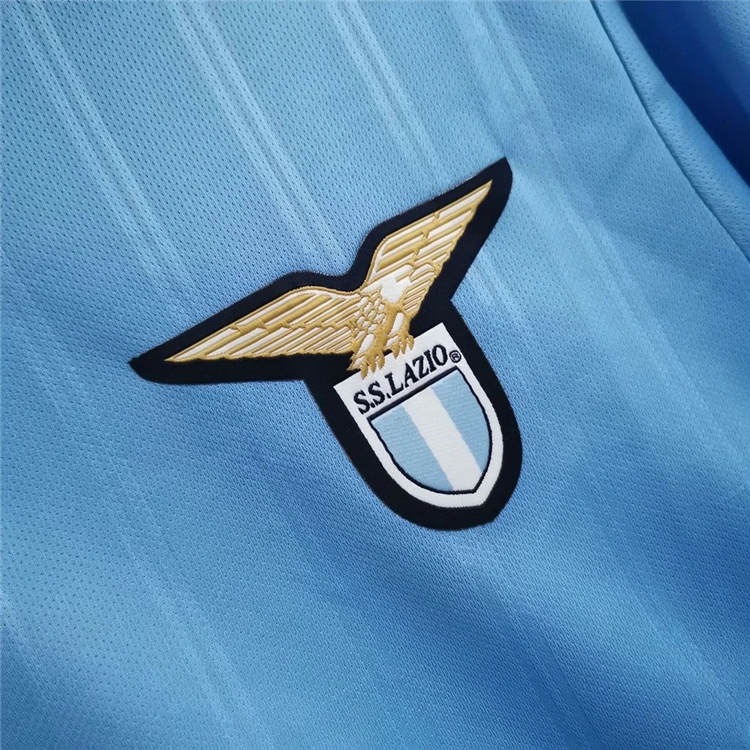Lazio Soccer Jersey 21-22 Home Blue Football Shirt - Official Replica