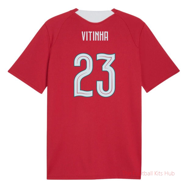 2026-2027 Portugal Training Jersey (Red) (Vitinha 23)