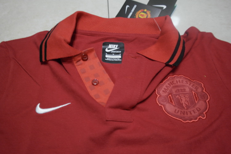 Advanced Fabric Man Utd 2013 Manchester United Grand Slam Red Polo