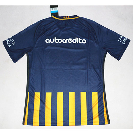 Breathable Rosario Central Home 201718 Soccer Jersey Shirt