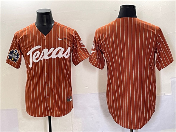 Men's Texas UT Orange 2025 replica World Series #2025 college