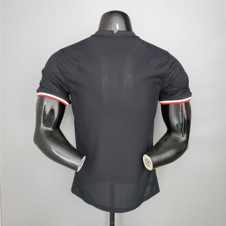 20-21 England Soccer Shirt Euro 2020 Black Training Shirt Player