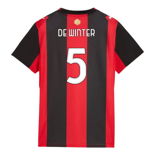 [LK] 2026-2027 AC Milan Home Shirt (Womens) (De Winter 5)