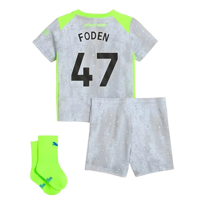 Man City Third Football Jersey 2025-20 Season Foden 47 M