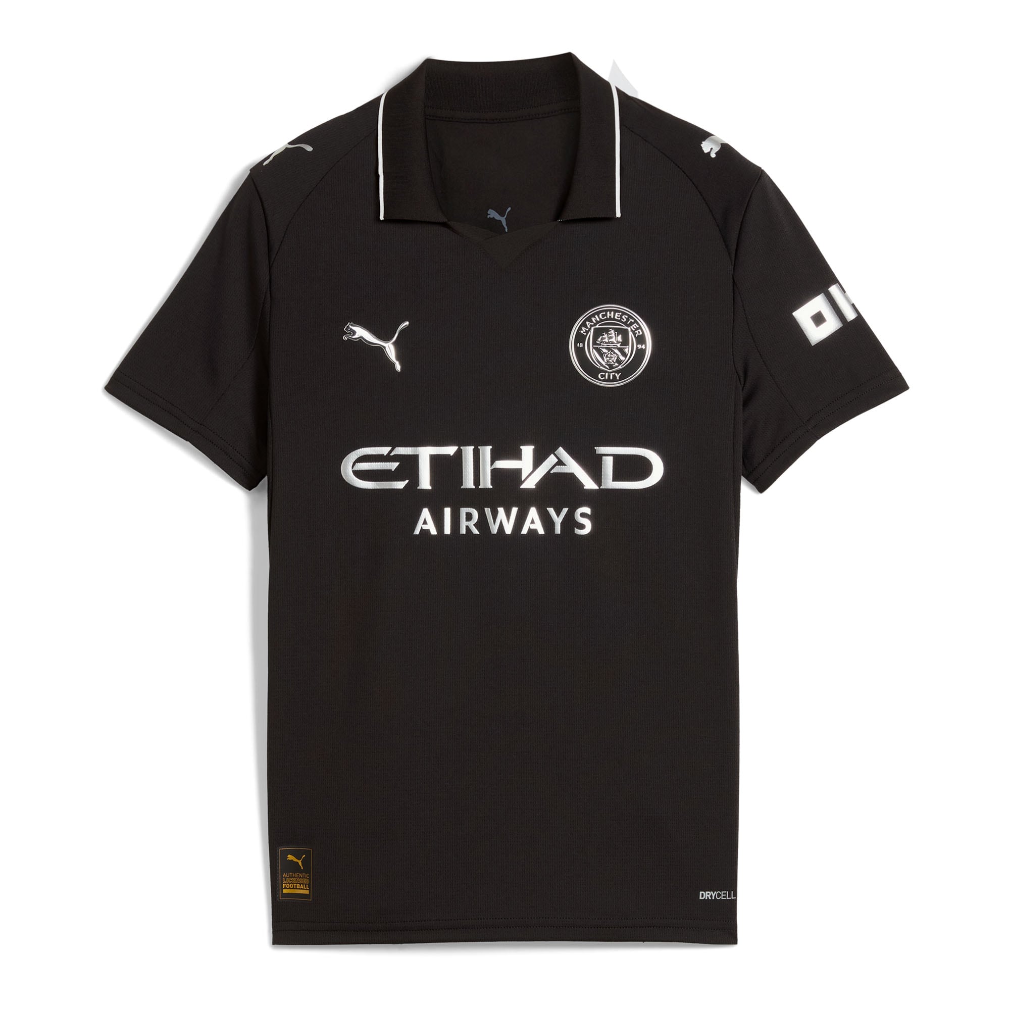 [SJH] Manchester City Youth 2025/26 Away Replica Custom Jersey - Black