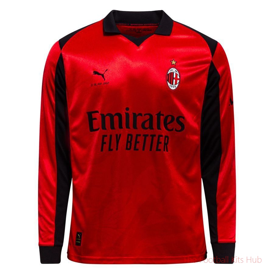 AC Milan X Slam Jam Playershirt 2025/26 Long Sleeves