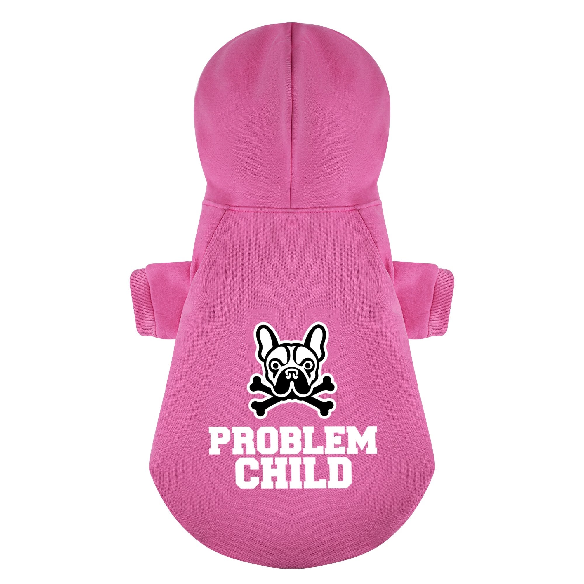 Problem Child - Casual Personalized French Bulldog Hoodies With Funny Quotes – Stylish, Cozy, And Premium 100% Cotton For Frenchie Fans