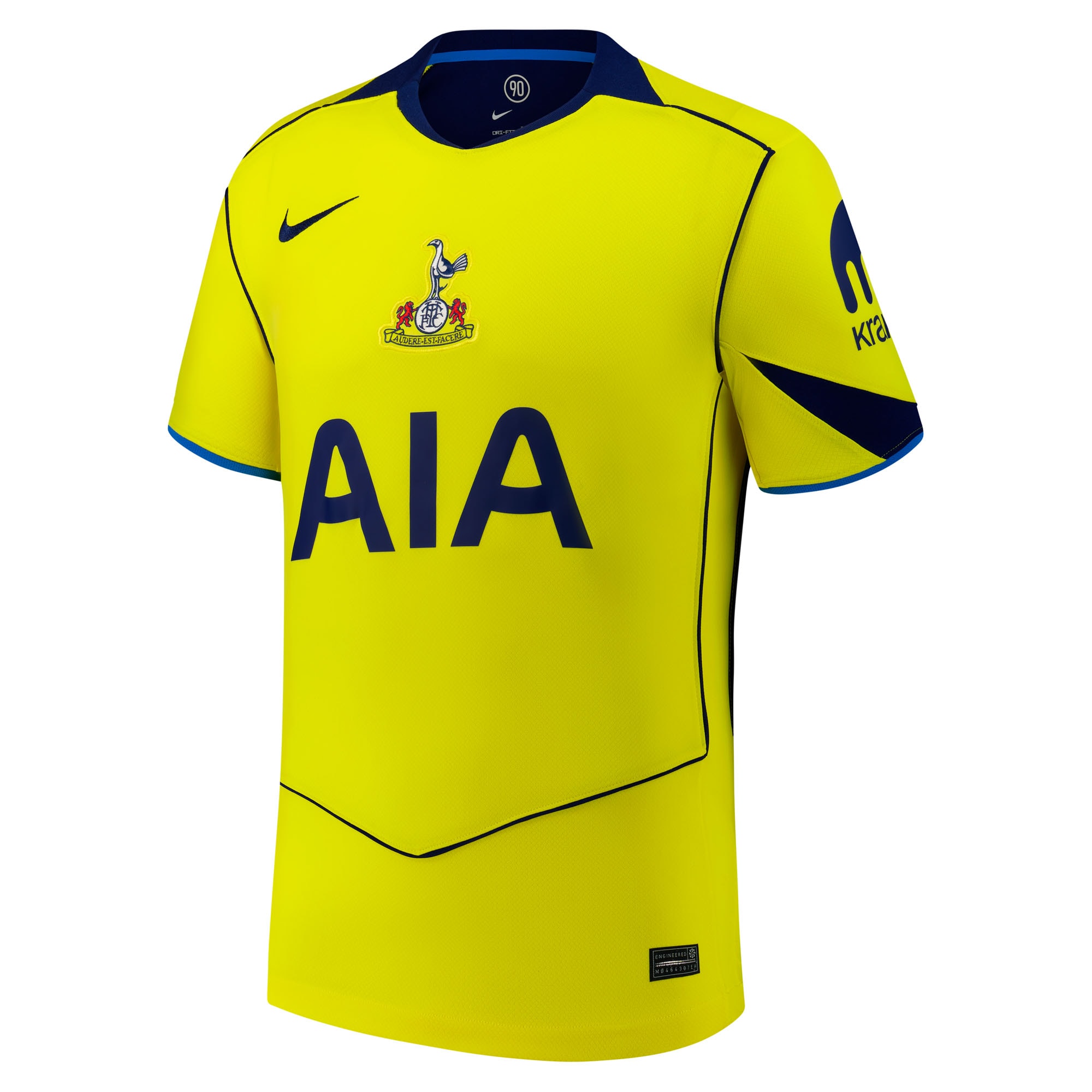[JED] Tottenham Hotspur 2025/26 Third Replica Custom Jersey - Yellow