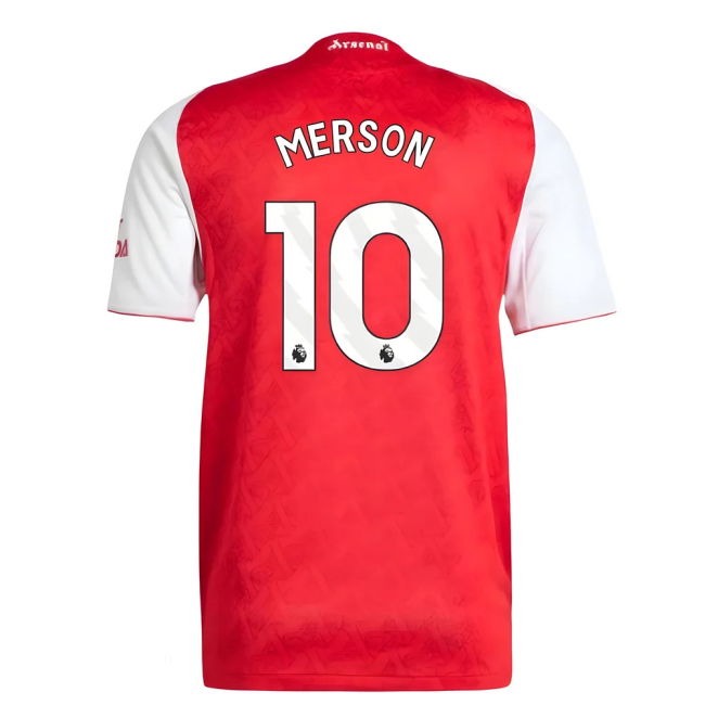 Arsenal 2025-20 Home Football Shirt Merson (10) L M S