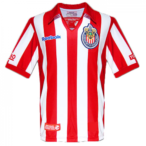 Comfort Fit Chivas Home 07-08 Commemorative Soccer Jersey Shirt