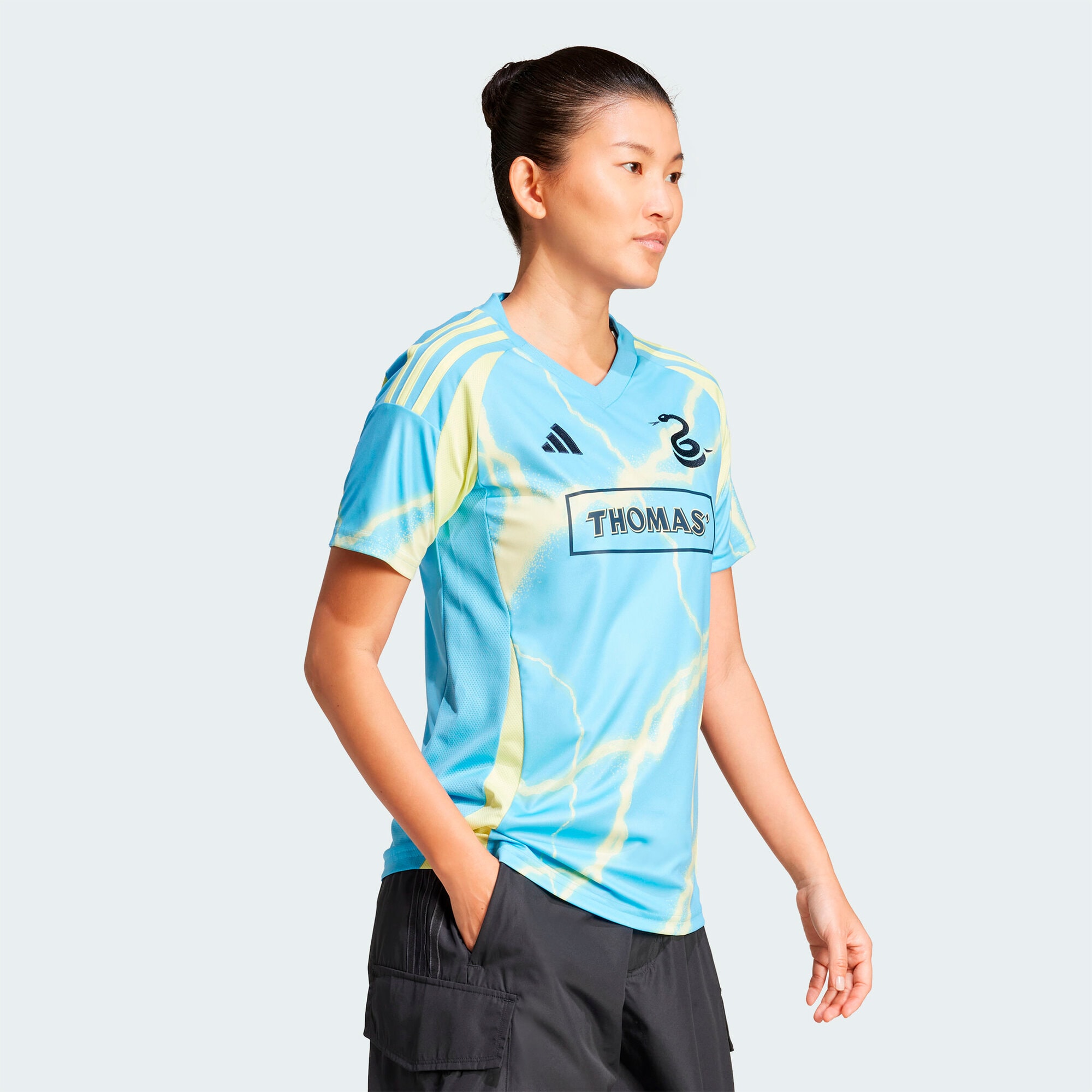 [SJH] Philadelphia Union Women's 2025 The Voltage Kit Replica Jersey - Blue