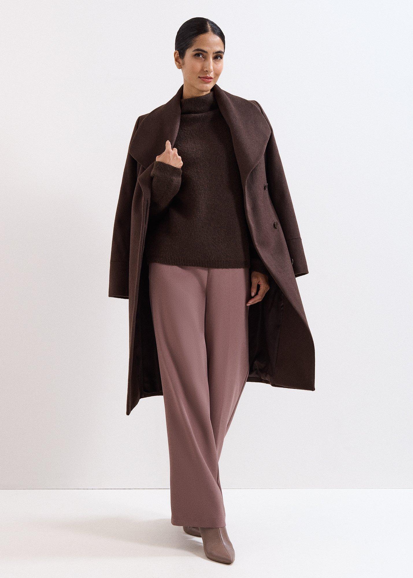 Zoe Warm Handle Funnel Neck Jumper
