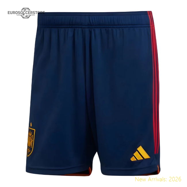 2022-2023 Spain Home Shorts (Navy)