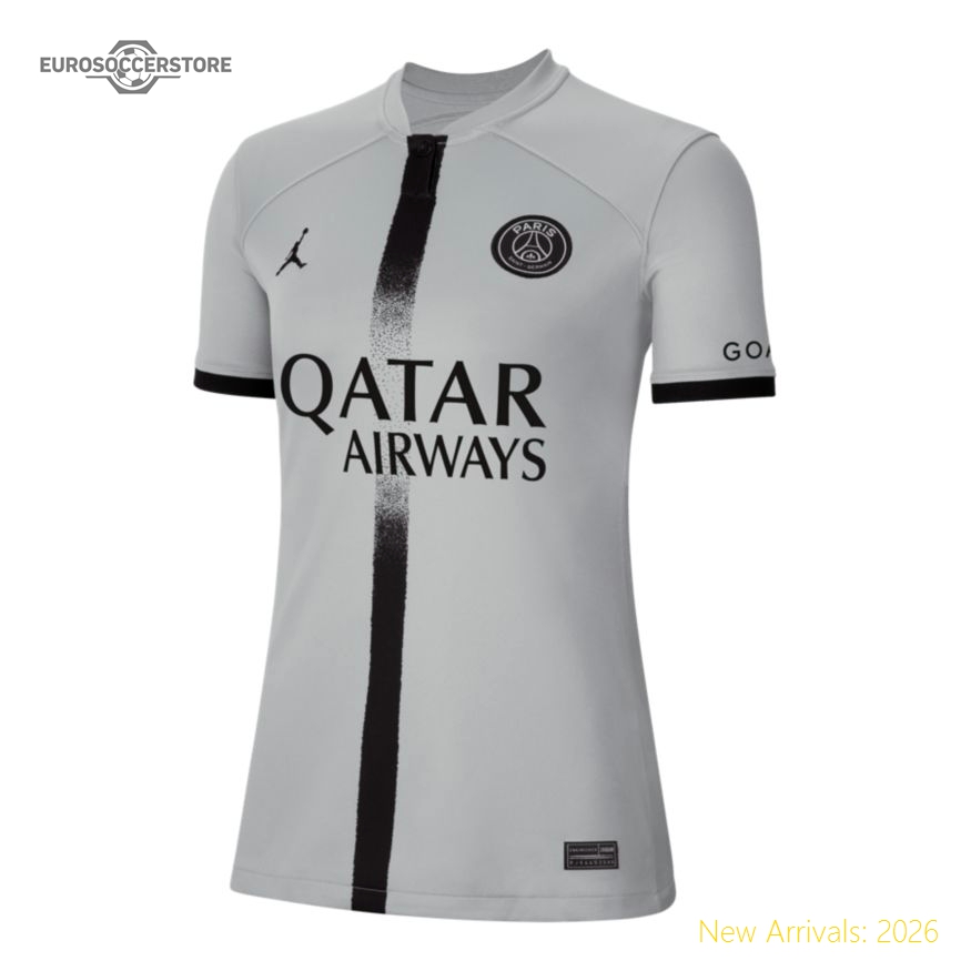 Club Approved Women Professional Psg Hall Of Famer Away Jersey 2023