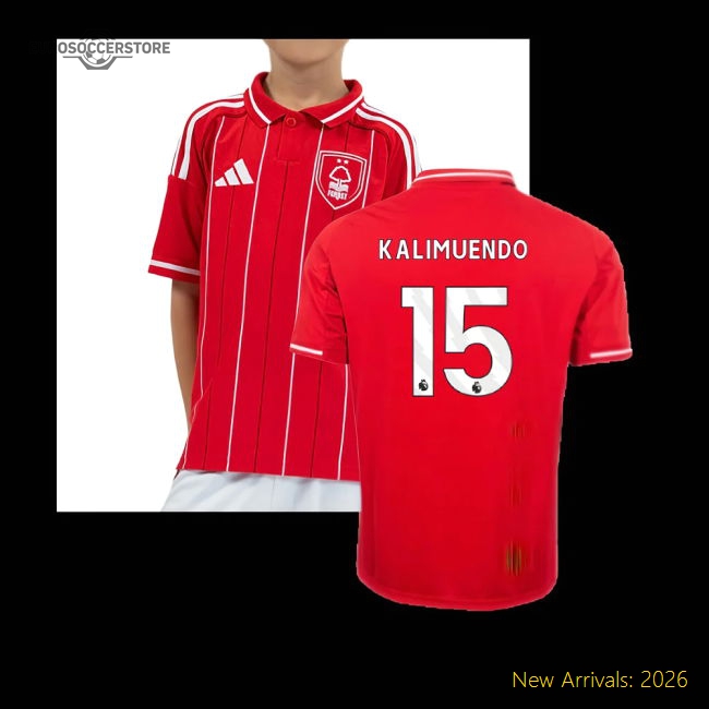 Comfortable Team Kids Jersey Kalimuendo 2025-2026 Performance Fabric