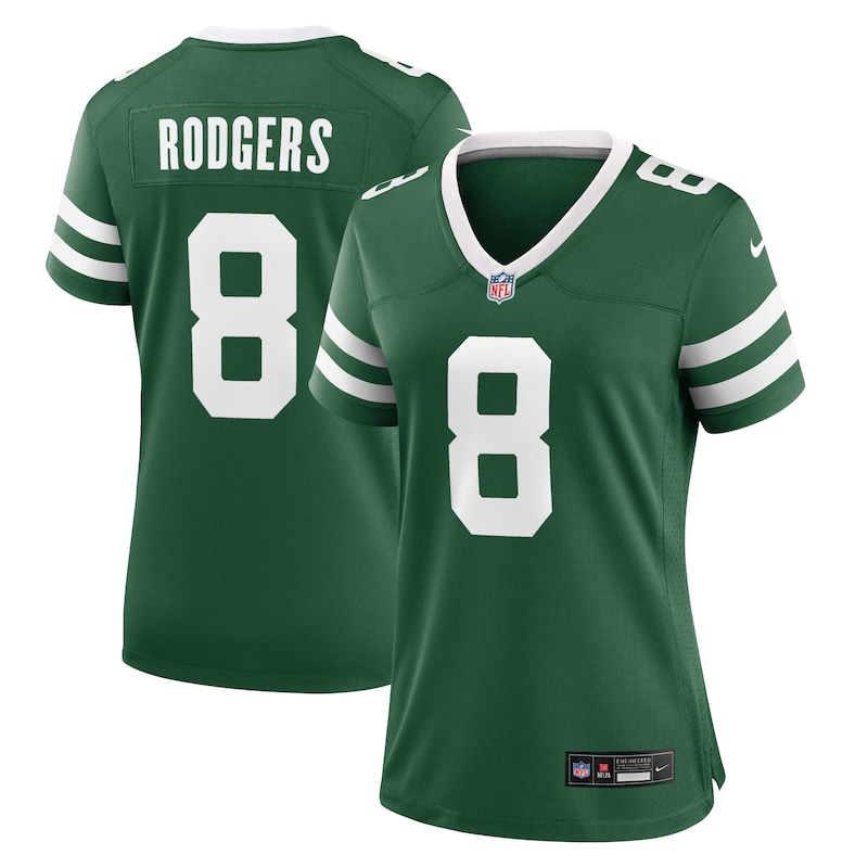 None Aaron Rodgers New York Jets Fan Favorite Team Game Jersey