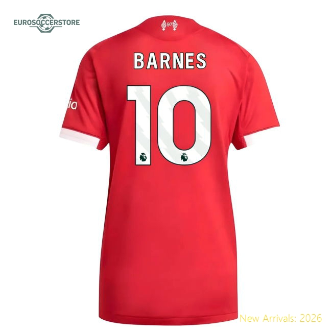 2025-2026 Liverpool Home Fan Version Womens Shirt Soccer Wear