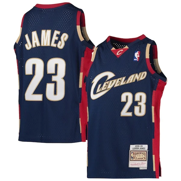 LeBron James CLE Swingman Jersey - vintage superior - Navy basketball