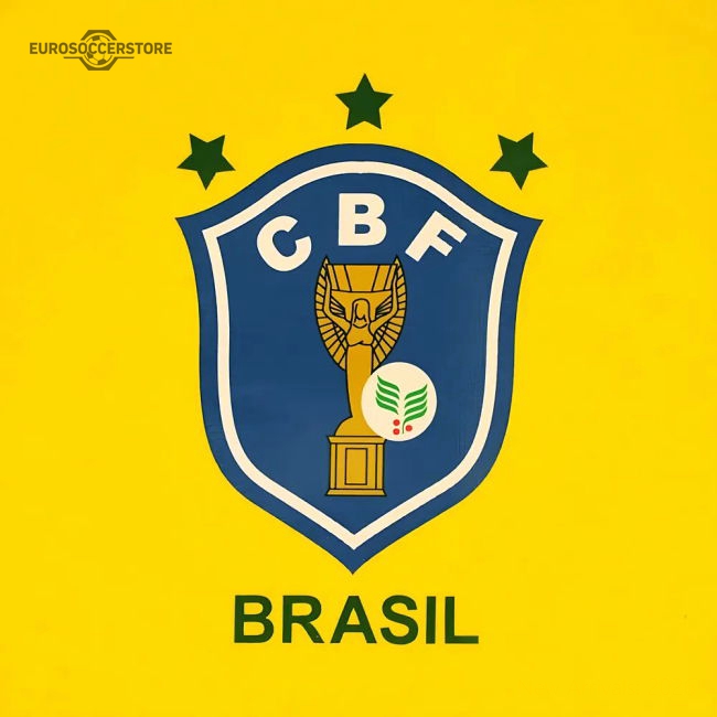 Football Brazil Jersey - High-performance Cotton Construction