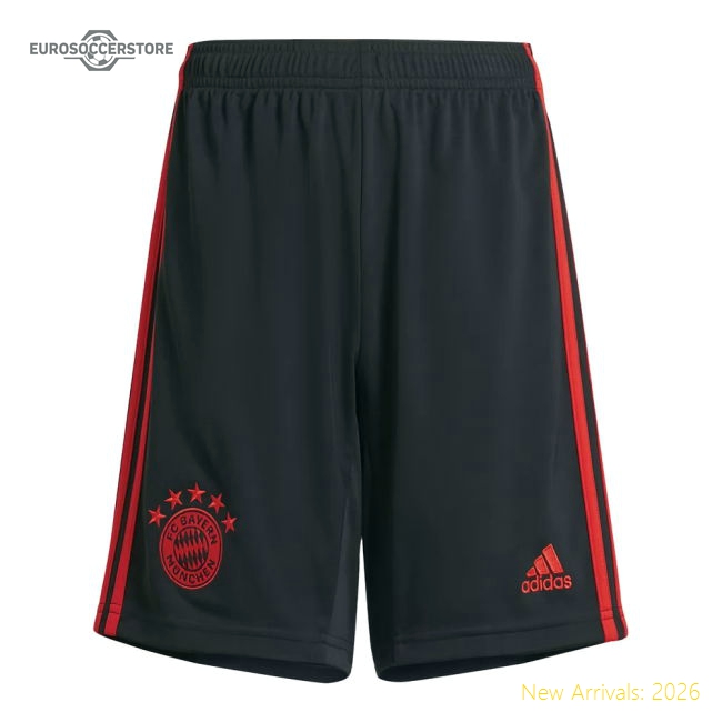 2022-2023 Bayern Munich Third Shorts (Black) - Kids