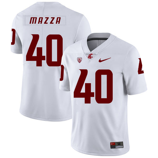 Men's None White 2024 match worn Blake Mazza #40 alternate jersey