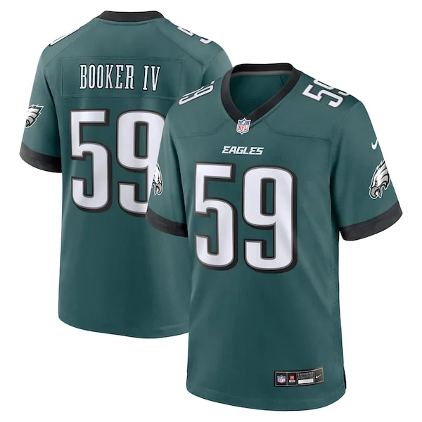 None Thomas Booker Game Jersey - Green | NFL Player Jersey | NFL Footb