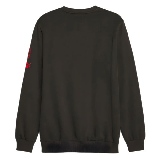 2023-2024 AC Milan FtblCore Graphic Crew Sweat (Black)