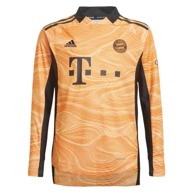 2021-2022 Bayern Munich Home Goalkeeper Shirt (Orange) (KAHN 1)