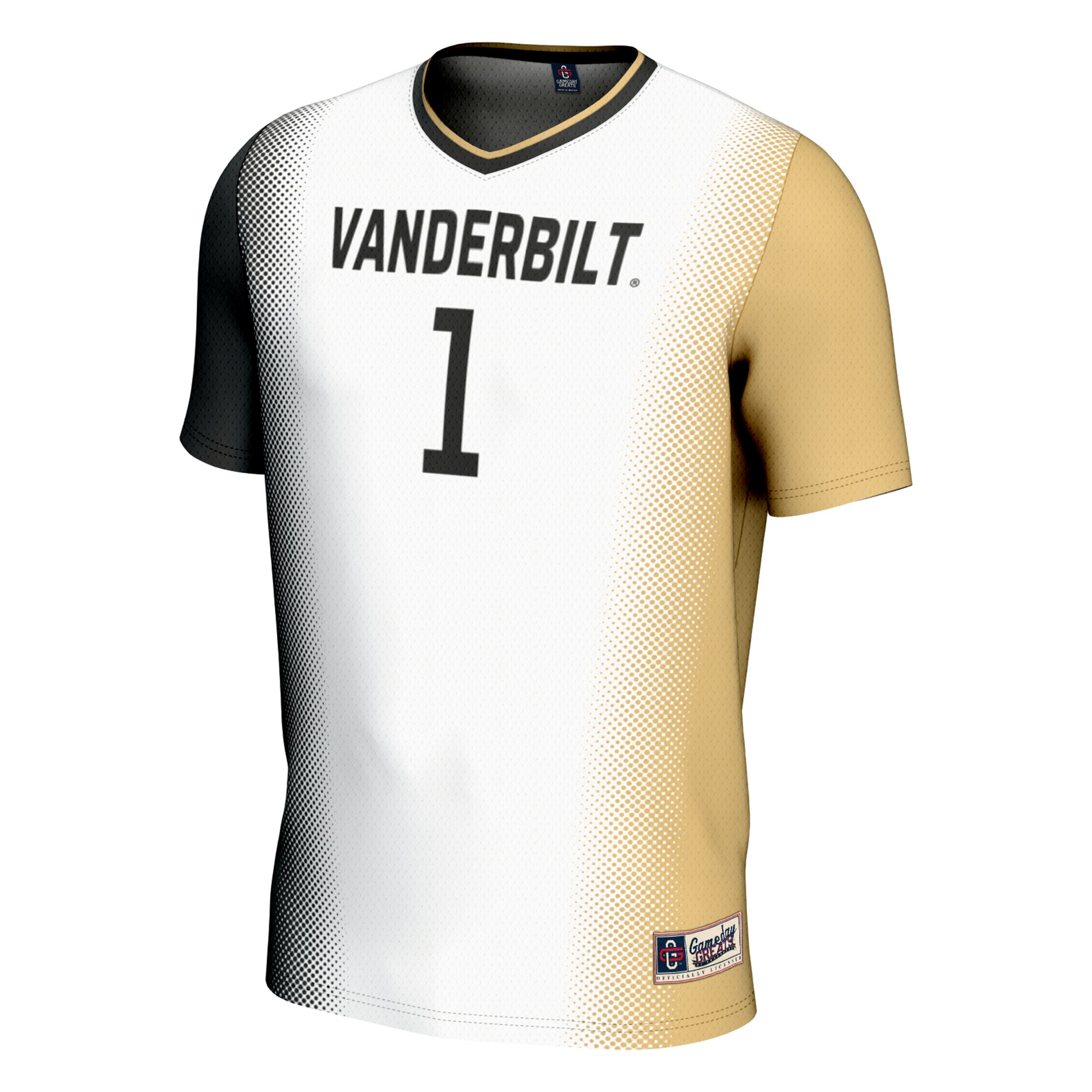 [SJH] Vanderbilt Commodores GameDay Greats Youth Lightweight Women's Soccer Jersey - White