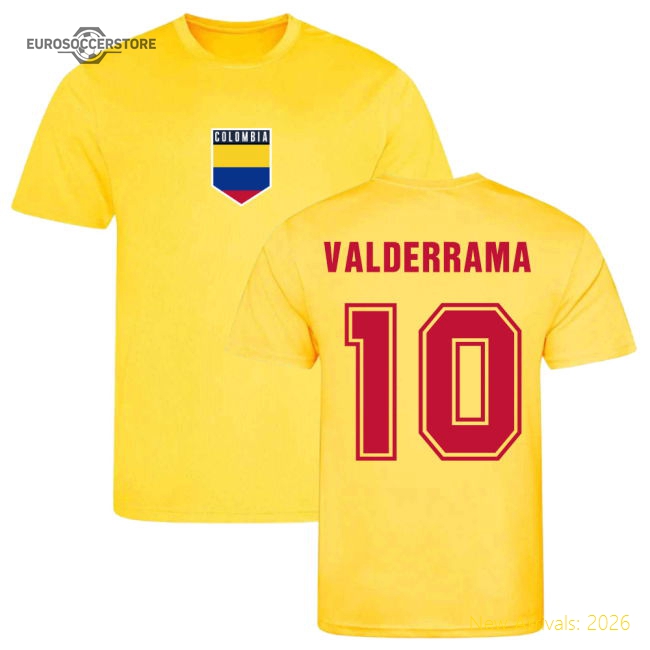 Valderrama Colombia Training Supporter Wear Jersey Stadium Approved