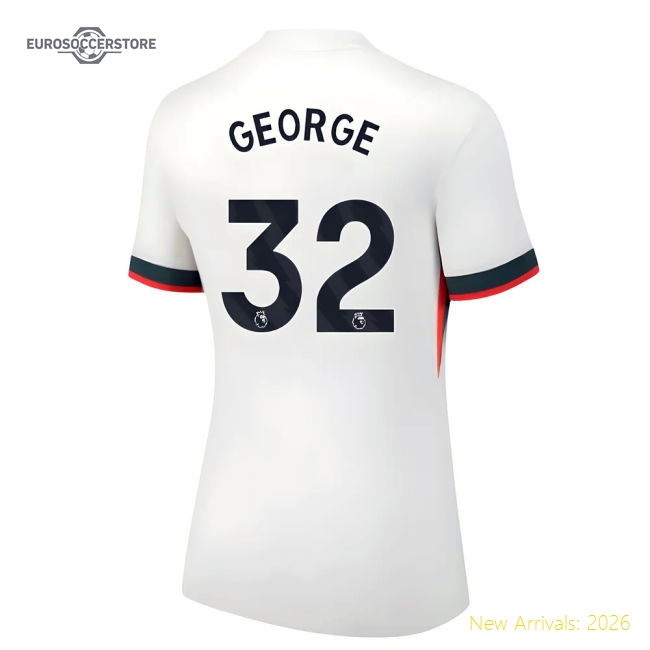 Refined Chelsea Womens Jersey George 2025-2026 Dri-fit Stretchy