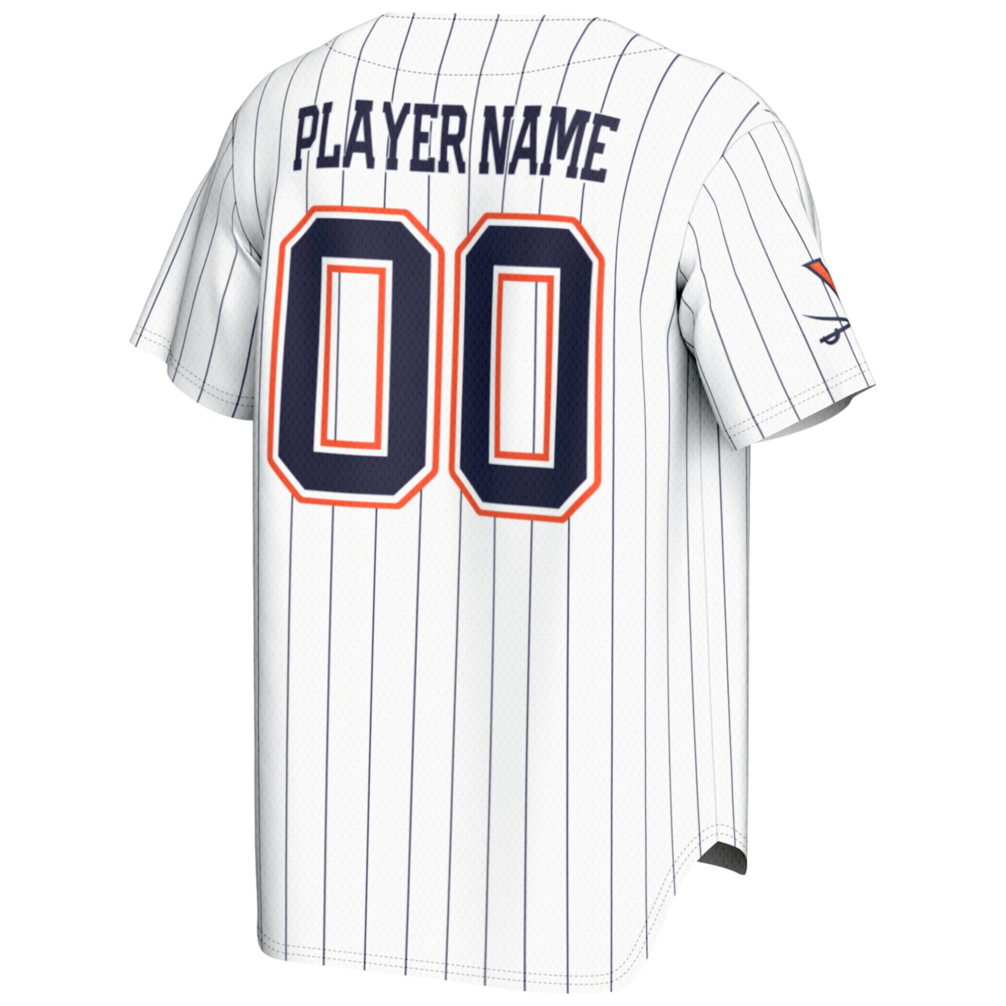 [NJP] Virginia Cavaliers GameDay Greats NIL Pick-A-Player Lightweight Baseball Jersey - White