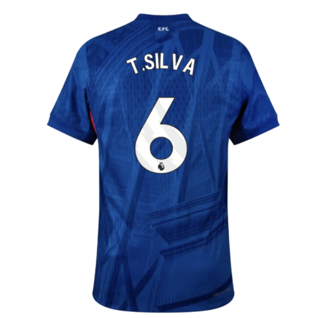 Chelsea 2025-2026 Home Shirt (T.Silva 6) In Multiple Adult Sizes