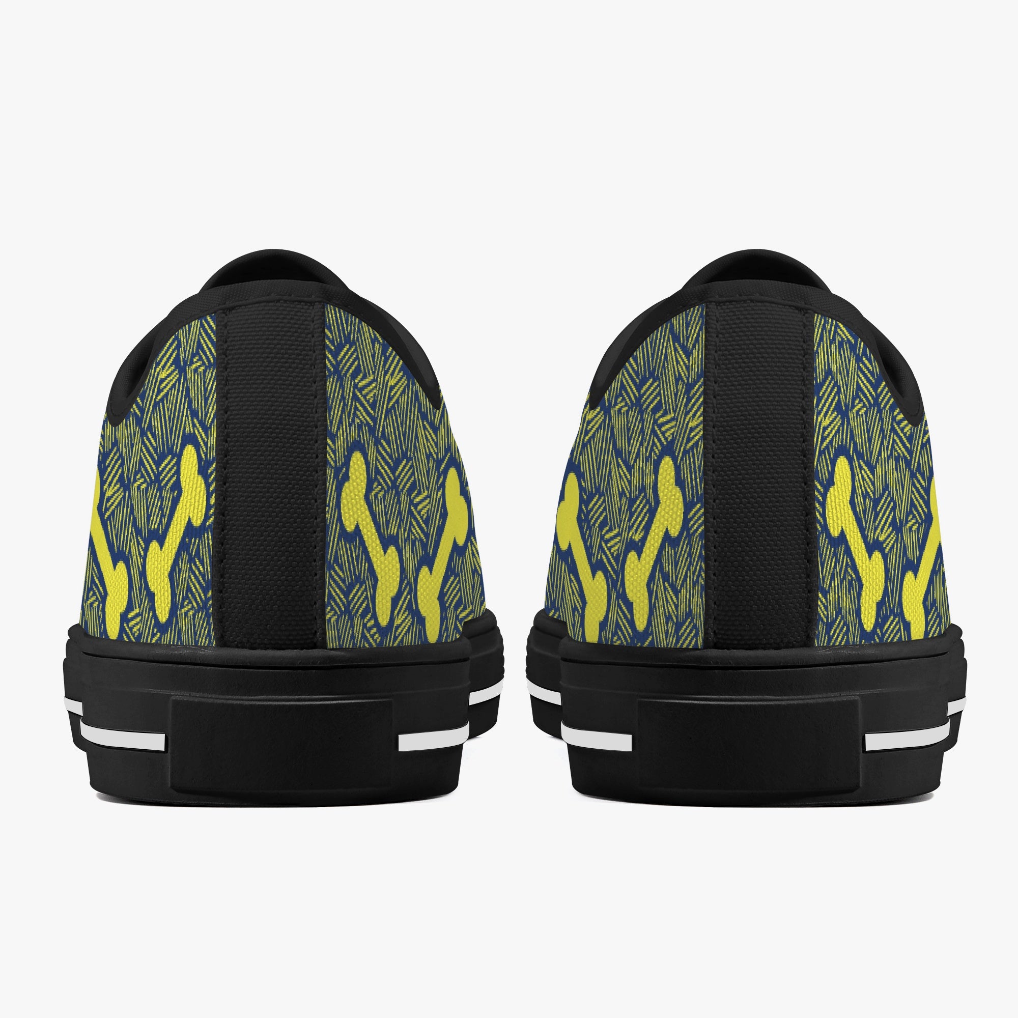 French Bulldog Lover Blaze Personalized Classic Low Top Canvas Shoes Casual Footwear