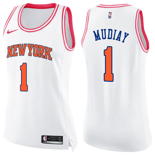 Knicks White York Knicks #1 Nike Jersey - Discounted NBA Fan Apparel