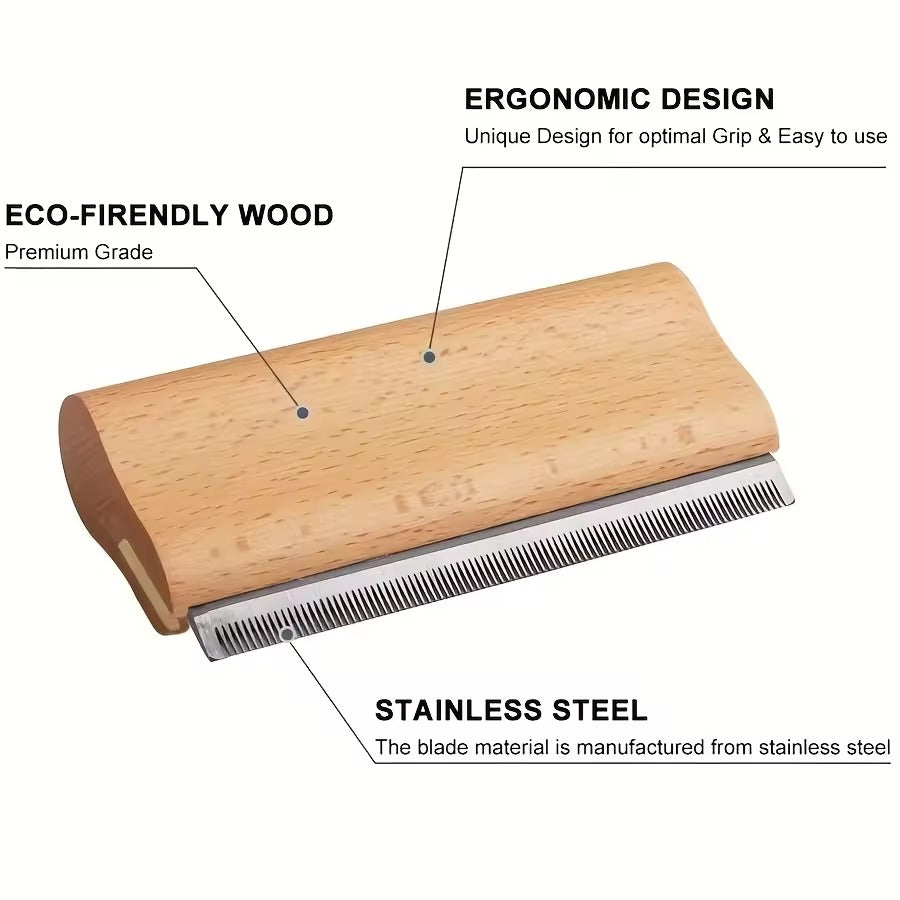 – Ergonomic Deshedding Dog Comb For Frenchie Pups | Breed-optimized