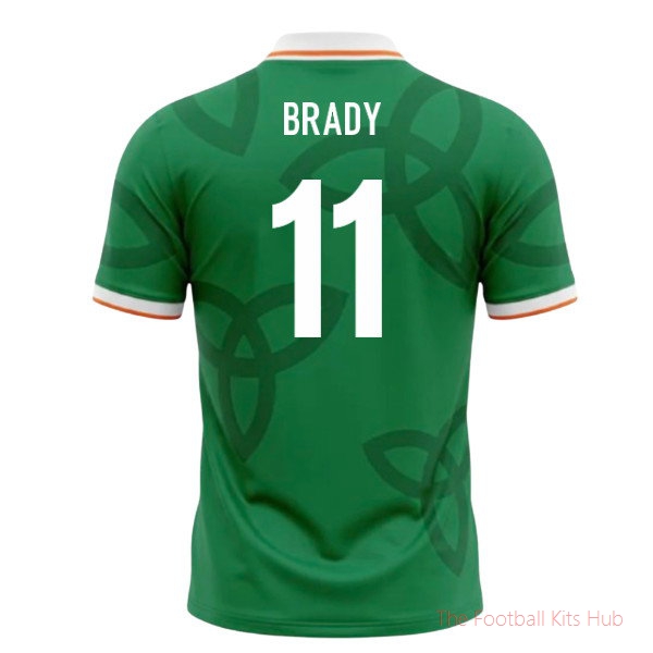 UMBRO Ireland World Cup 26 Football Shirt (Brady 11)