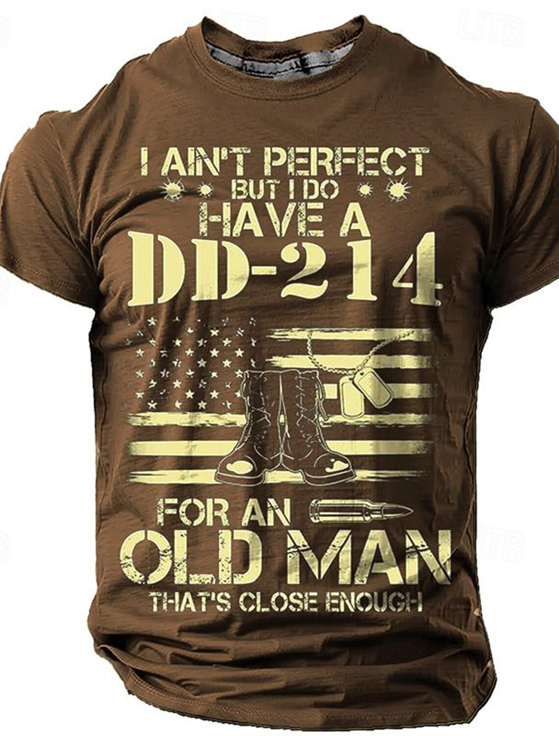 4th of July 2026 250th Memorial Day Men's Graphic Veteran T-Shirt