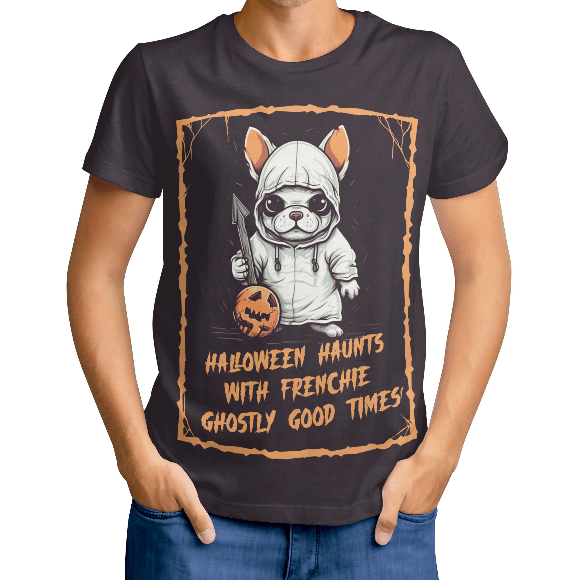 Stylish Adorable Halloween T-shirts For Frenchies Lovers for Daily Life