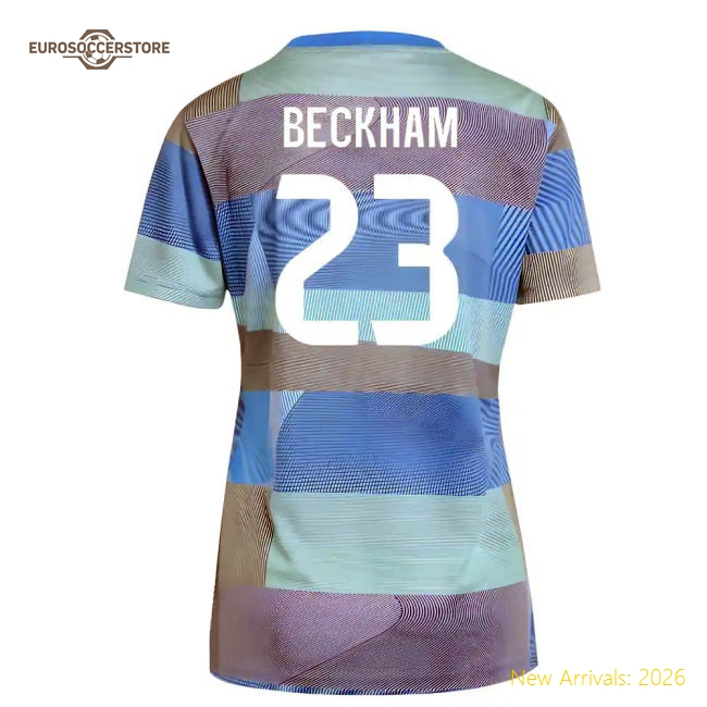 Sophisticated Womens Football Team Beckham Jersey 2025-2026 Quick-dry