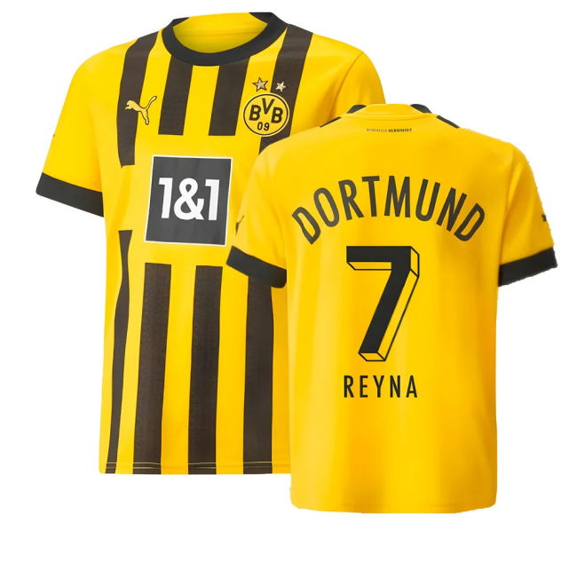2022-2023 Home Shirt by Borussia Dortmund (Kids