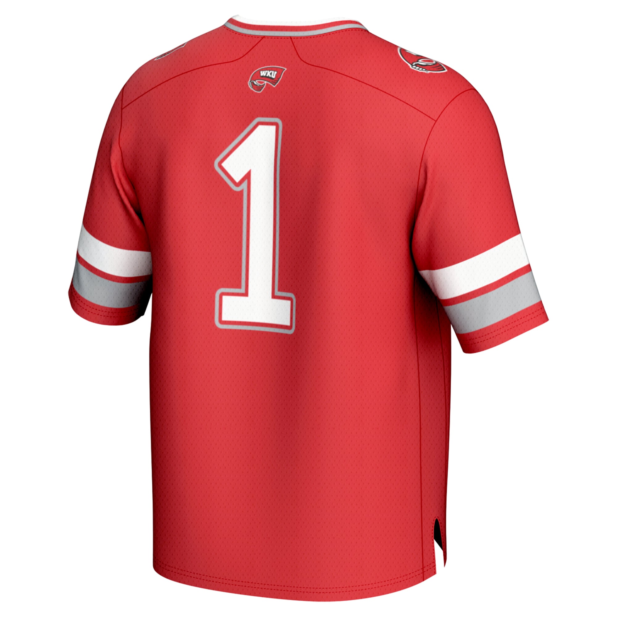 Unisex #1 Red Western Kentucky Hilltoppers Lightweight Collegiate Football Fashion Jersey